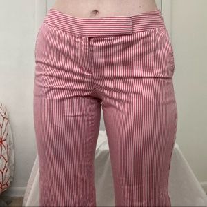 Striped, Flared Capris